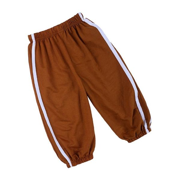 

trousers telotuny sweatpants toddler kid baby boy girls solid stripe anti-mosquito casual long pants summer children bloomers, Blue
