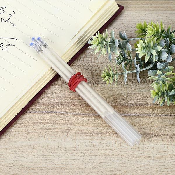 

100pcs heat erasable pen high temperature disappearing fabric marker refills vh99, Black;red