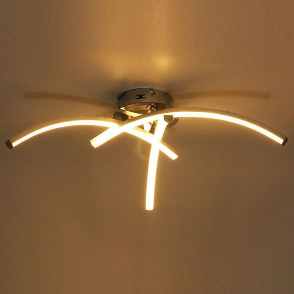 

ceiling lights led three or four prong wave modern lamp fixtures living room bedroom kitchen decor 2021 s