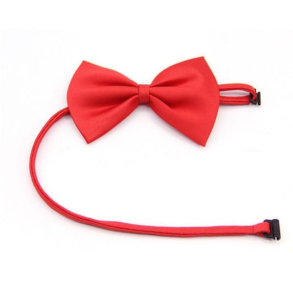

dog collars & leashes 19 colors pet tie collar flower accessories decoration supplies pure color bowknot necktie lx7367