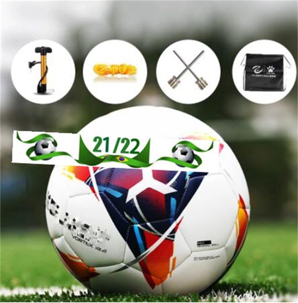

ke professional football soccer ball tpu size 3 red green goal team match training balls machine sewing 9886130