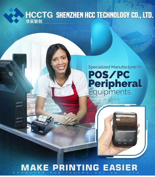 

compact size usb mobile printer bluetooth 58mm thermal portable hcc-t12 printers
