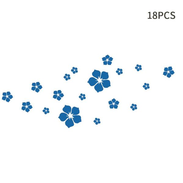 

wall stickers 18pcs sticker multifunctional home decor background living room acrylic mirror 3d flower art craft protective film diy