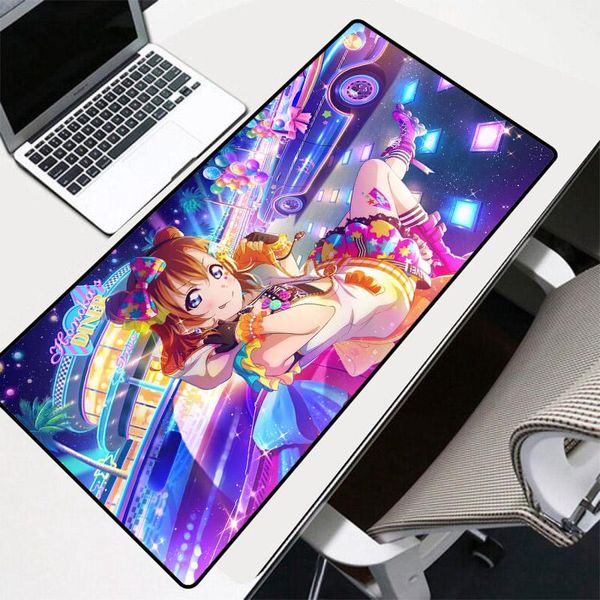

mouse pads & wrist rests xgz animation pad cute girl game desk machine accessories computer notebook office keyboard mat