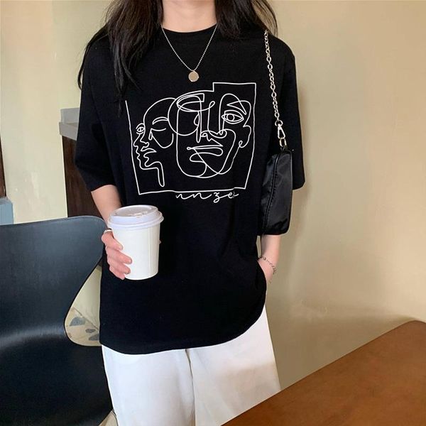 

women's t-shirt t002 summer simple comfortable for women, White