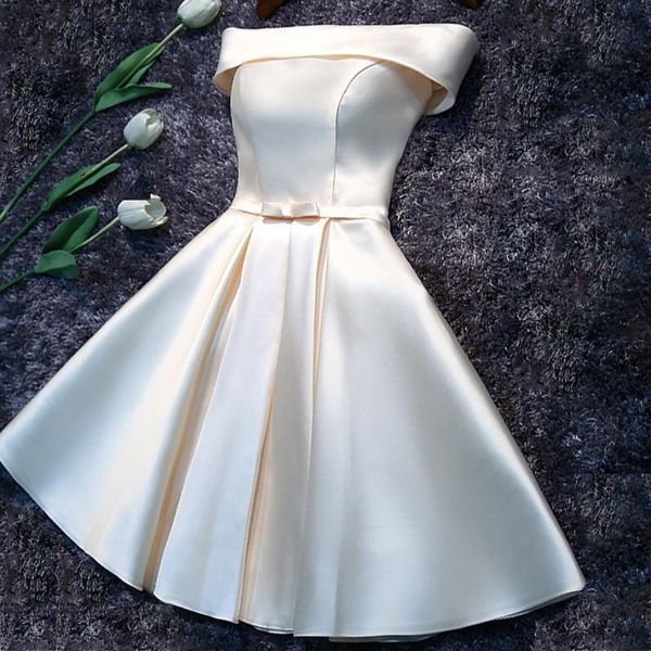 

ethnic clothing slash neck qipao champagne short pleated evening party dress gown elegant bandage cheongsam bowknot belt vestidos de fe, Red