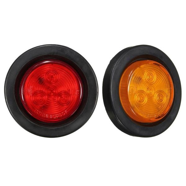 

emergency lights 2021 4led trailer round side marker indicators light signal lamp