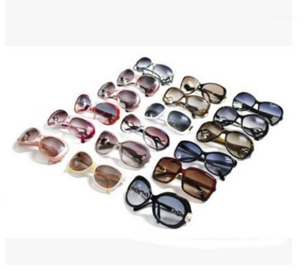 

women's ladies designer sunglasses tortoise big frame uv400 sun glasses mixed colors wholesale, White;black