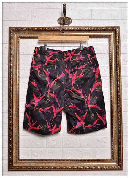 

men's shorts casual cotton street style kanye hip hop men's shorts, abstract skateboard, with comfortable flowers, brand , # n166, White;black