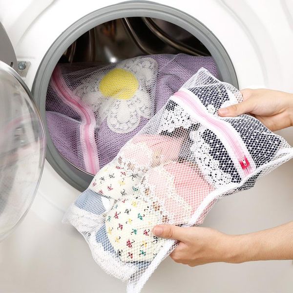 

laundry bags thicken coarse mesh cleaning care washing bag bra machine underwear special