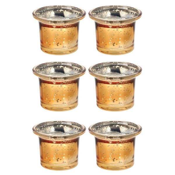 

candles 6pcs glass candleholder decor candle holder deskcontainer