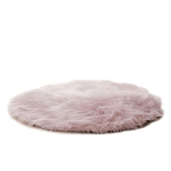 

cushion/decorative pillow fluffy round rug artificial wool floor carpet home decor for bedroom kids room d08f