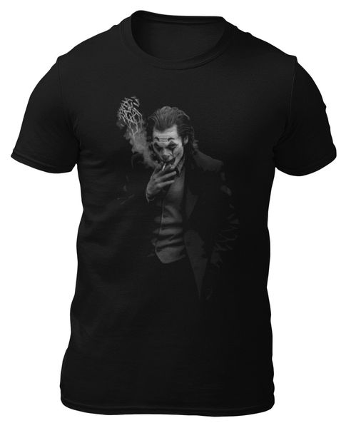 

T-shirt-joker-joaquin phoenix-batman-DC Comics-t-shirt -, White;black