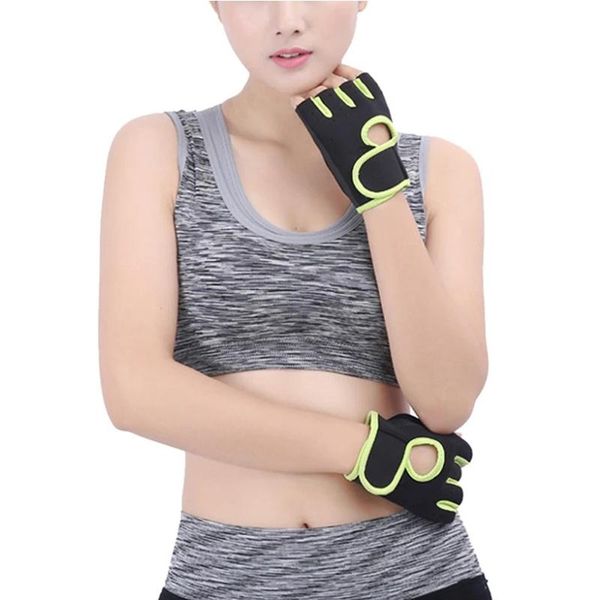 

cycling gloves a pair half finger bike with absorbing sweat design for men and women bicycle riding outdoor sports accessories, Black