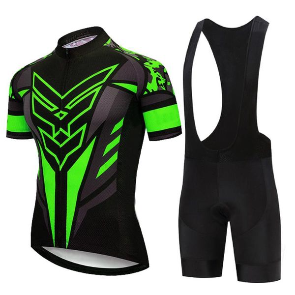 

racing sets 2022 cycling set triathlon bicycle clothes breathable anti-uv mountain biking clothing suits summer go bike, Black;blue
