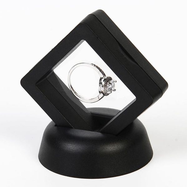 

frames 10pcs display box floating frame jewelry protection transparent shockproof