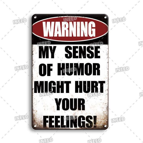 

personality funny wall vintage metal plates home courtyard outdoor office bedroom man cave door signs hanging decor