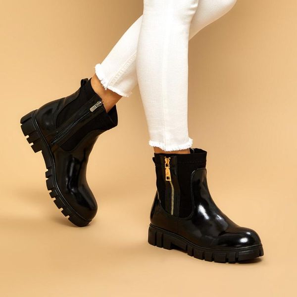 

boots flo 19k-914 black women butigo