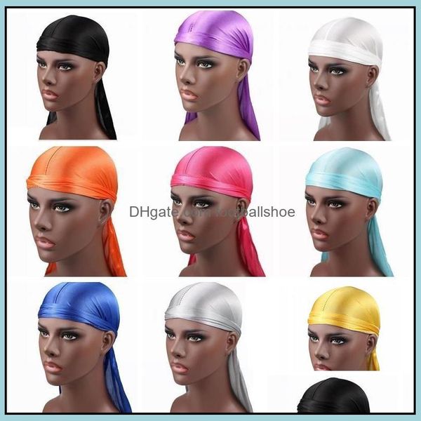 

beanie/skl caps hats, scarves & gloves fashion hat mens satin durags bandana turban wigs men silky durag headwear headband pirate hats hair, Blue;gray