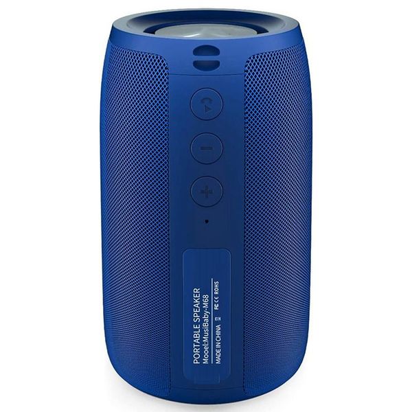 

outdoor wireless portable bluetooth speaker heavy bass high volume mini column 3d stereo music center hd call tf aux speakers
