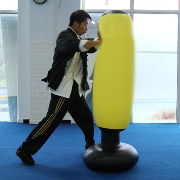 

sand bag training flexible foldable punching standing inflatable boxing sandbag increase agility pressure relief tumbler type