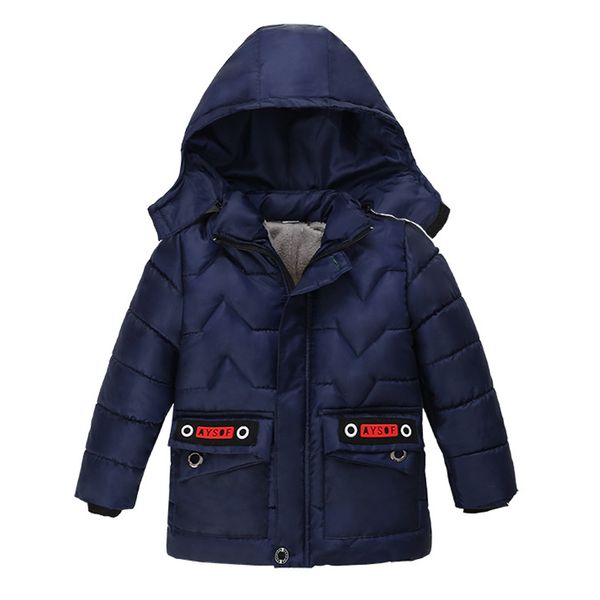 

fashion children jackets autumn winter baby coat for boys jackets toddler boy coat kids hooded warm outwear for boys clothing, Blue;gray