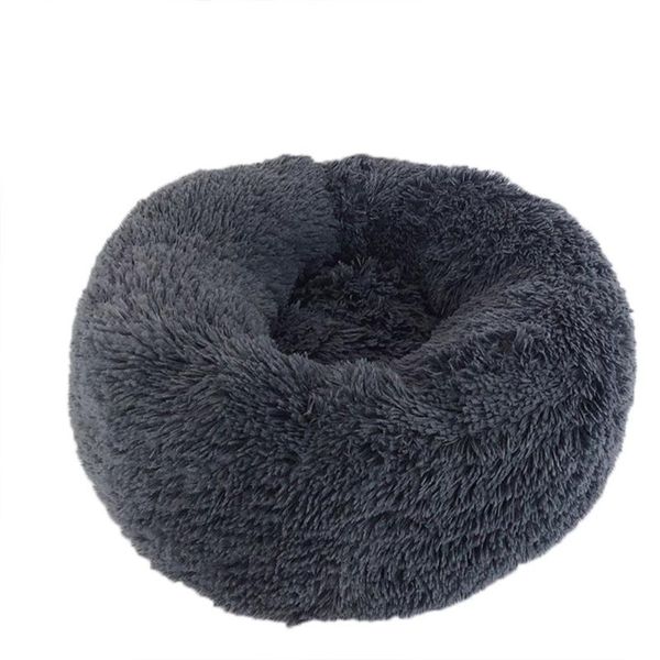 

kennels & pens plush cat bed house soft long pet dog for dogs products nest winter warm sleeping mat