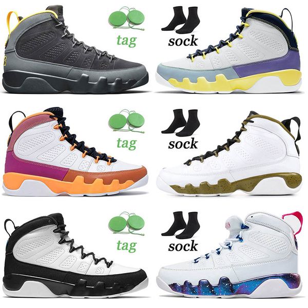 

womens jumpman 9 9s universty blue basketball shoes size 40-47 particle grey motorboat jones university gold change the world mens sneakers