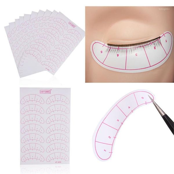 

7pairs/pack paper patches 3d eyelash under eye pads lash extension tips sticker wraps make up tools1