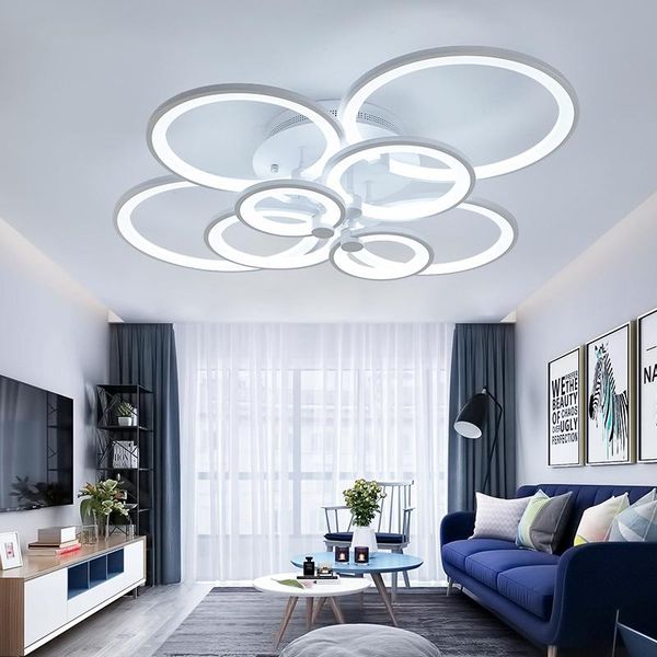 

gleam remote control living room bedroom modern led ceiling lights luminarias para sala dimming lamp fixtures