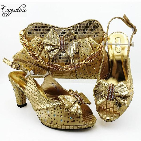 

dress shoes gold design high heel pump and bag set for party mm1094 ,heel height 9cm, Black