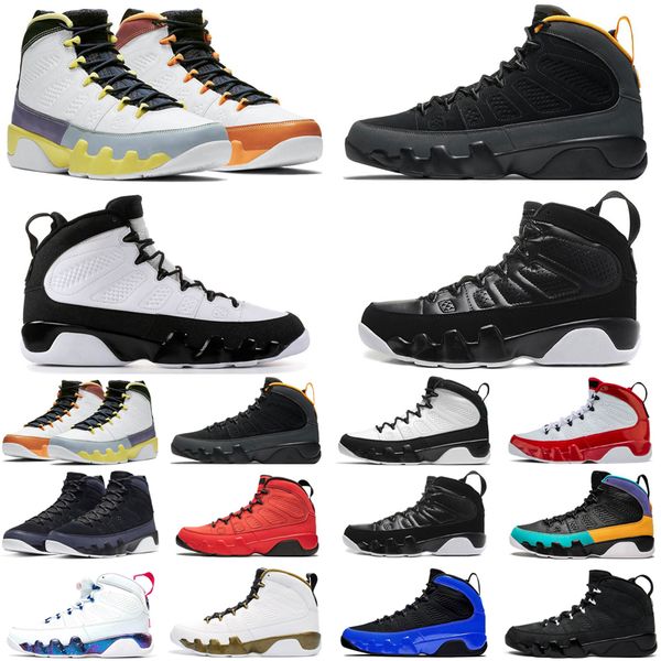 

air jordan retro 9 9s mens basketball shoes change the world university gold racer blue countdown pack classic gym red men trainers sports s
