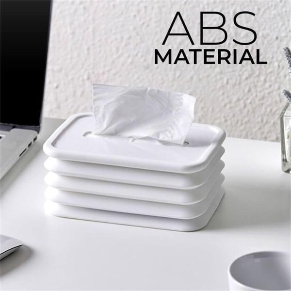 

tissue boxes & napkins foldable silicone table retractable napkin holder box environmental protection elastic container for car desk ho