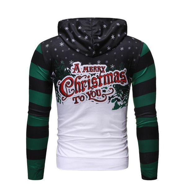 

men's hoodies & sweatshirts 2021 hoody spring christmas print casual tracksuit sweatshirt sports men mens hooded pullovers, Black