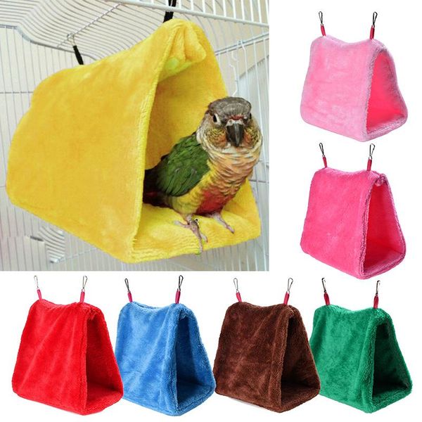 

small animal supplies 2021 fashion est s pet bird parrot parakeet warm hammock cage hut tent bed hanging cave