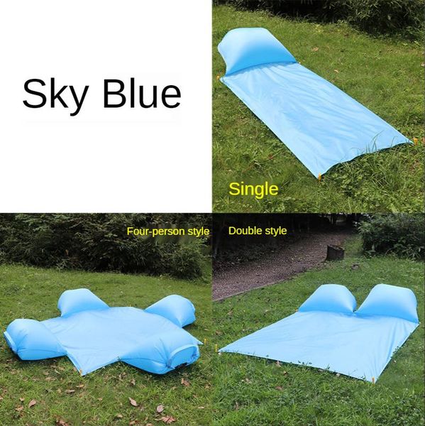 

outdoor pads waterproof and moisture-proof picnic mat with pillows sand beach grass mats portable inflatable mattress