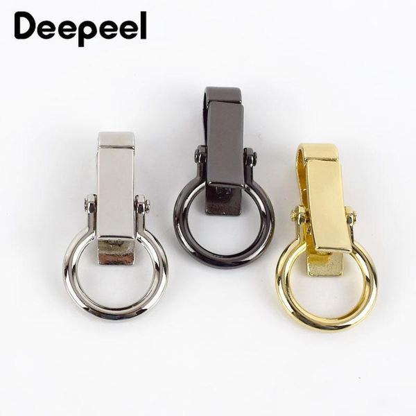 

bag parts & accessories deepeel 4pcs hook metal key lobster buckle dog buckles diy bags luggage decoration hardware carft part bd522, Black