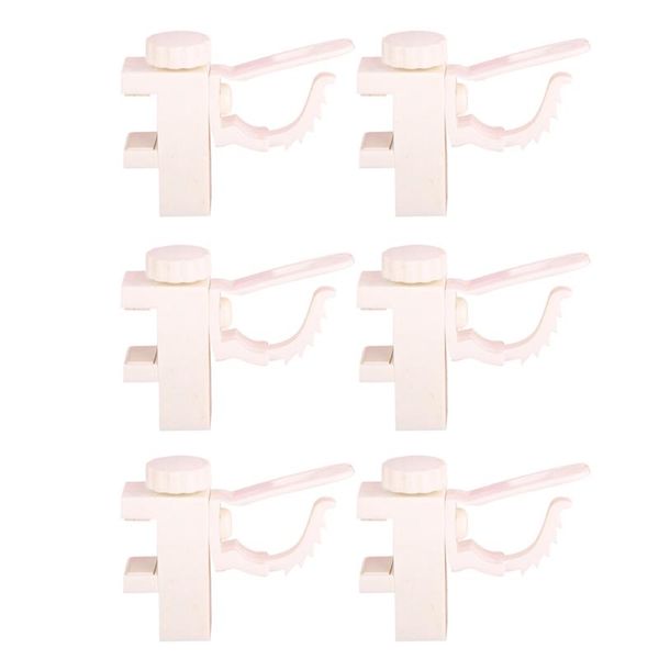 

2pcs wall hooks home storage multipurpose curtain rods crossbar accessories household abs bracket hanger clip organizer rail shower curtains