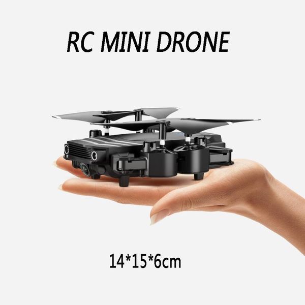 

hd dual cameras mini drone profissional folding fpv quadcopter drones with camera toy rc dron toys for boy