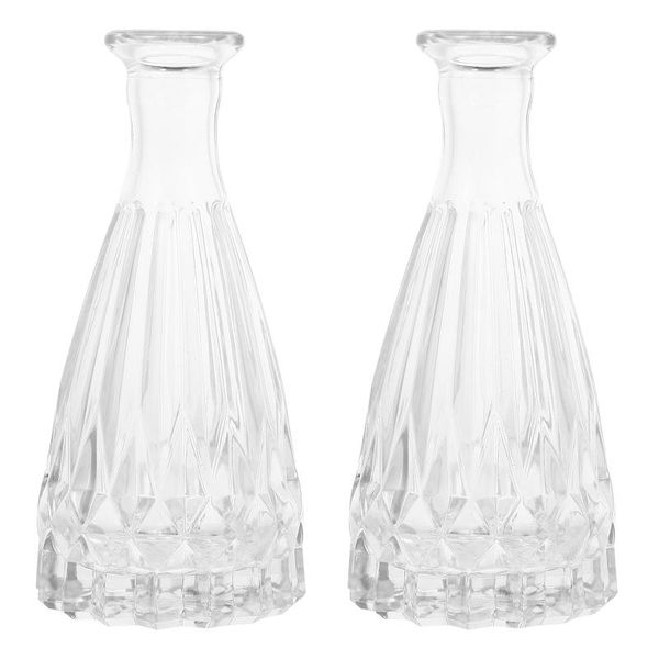 

storage bottles & jars 2pcs deskornaments indoor-use decorations aroma glass (transparent)
