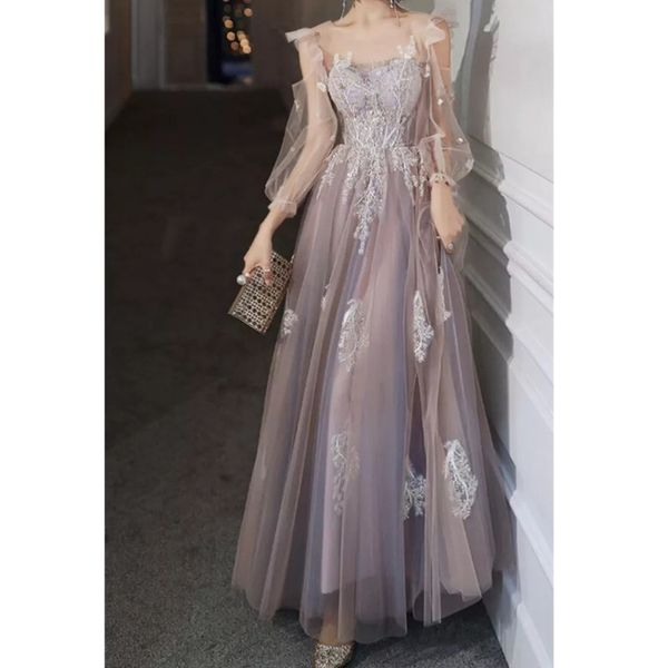 

sleeveless halter stain evening prom dress elegant floor length light pink lace party gown robe soirÃ©e longue0019, Black