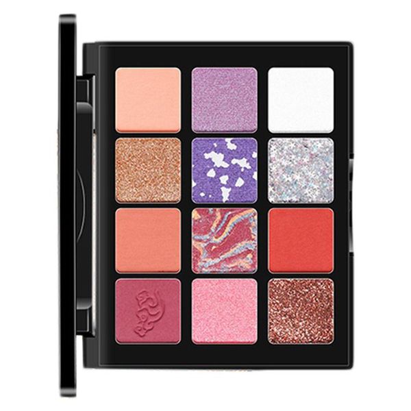 

storage bottles & jars 1pc chinese style dragon and phoenix with carved 12 color sequins matte pearl light not easily dizzy catch eye shadow