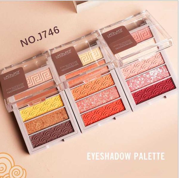 

5-color eye shadow palette pigment shimmer matte glitter and pearly makeup flash shine diamond kit1