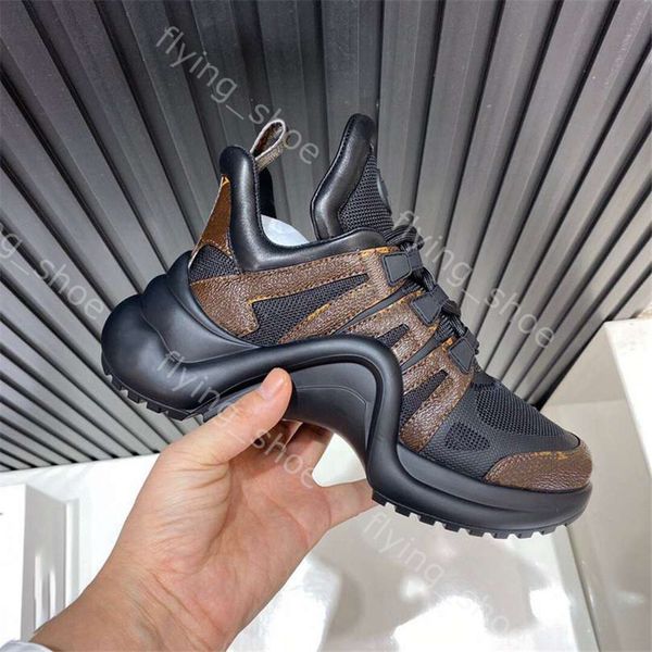 

paris women mens casual shoes trendy archlight trainers breathable chaussures dad sneakers platform arch light sneakers black white scarpe t