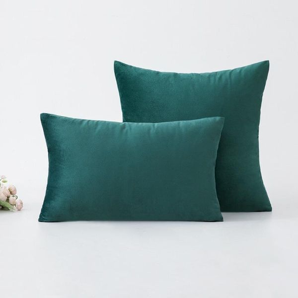 

ins style velvet pure colour cushion cover decoration pillows for sofa living room car decorative nordic home decor cushion/decorative pillo
