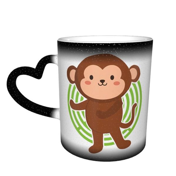 

mugs monkey mug color changing vintage pottery latte cups