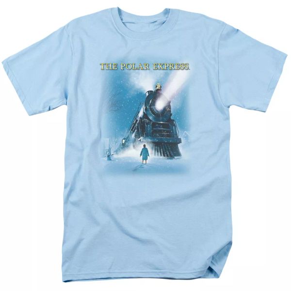 

polar express big train t-shirt sizes s-3x new, White;black