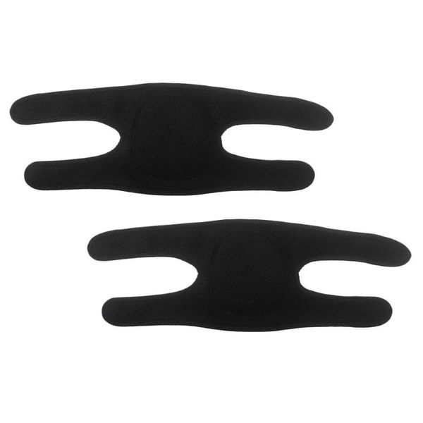 

elbow & knee pads 1 pair warm keeping pad practical cycling kneepad running protective cover, Black;gray