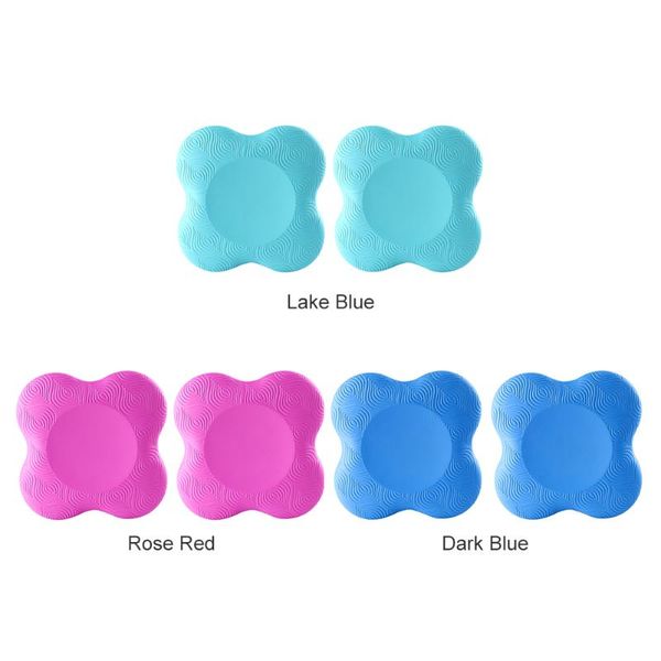 

2pcs/set portable small yoga knee pad wrist elbows support fitness exercise sprot gym protective mats non slip pu foam
