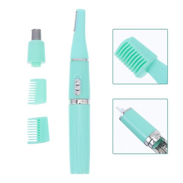

eyebrow tools & stencils trimmer battery powered nose hair clip facial clipper